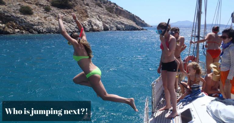 Thrilling Sea Jumps from the Annabella with Captain George