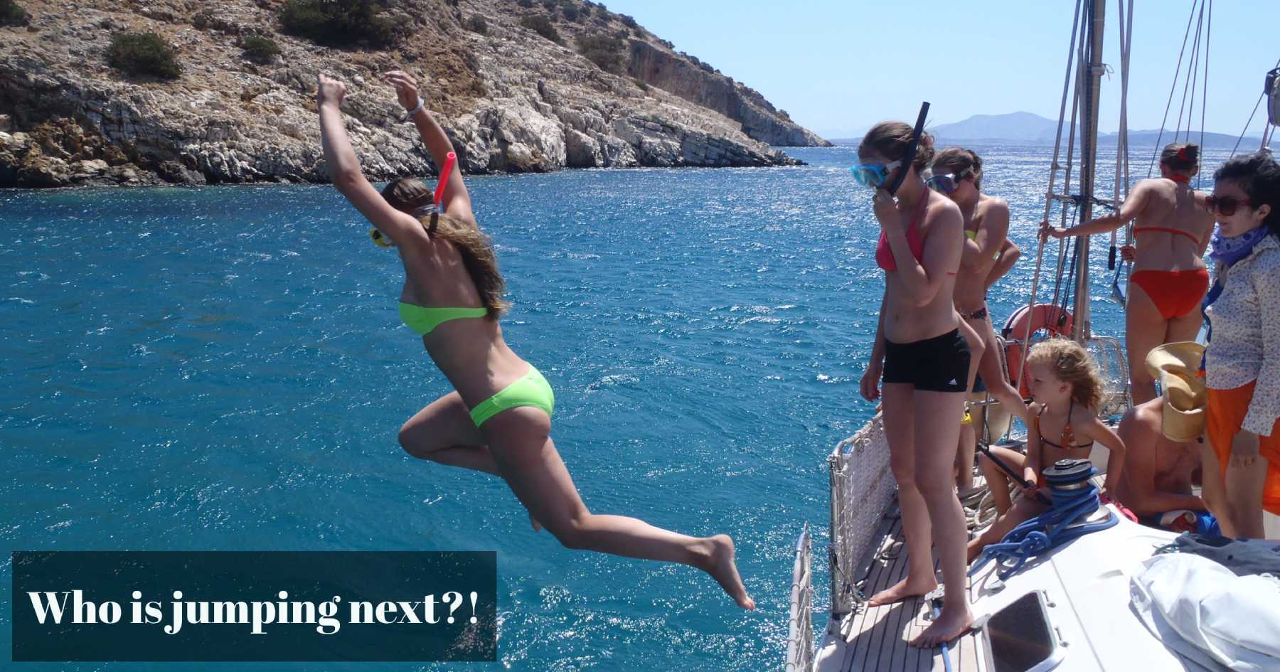 Thrilling Sea Jumps from the Annabella with Captain George