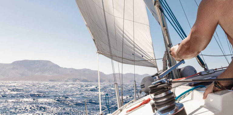 Sailing around Naxos