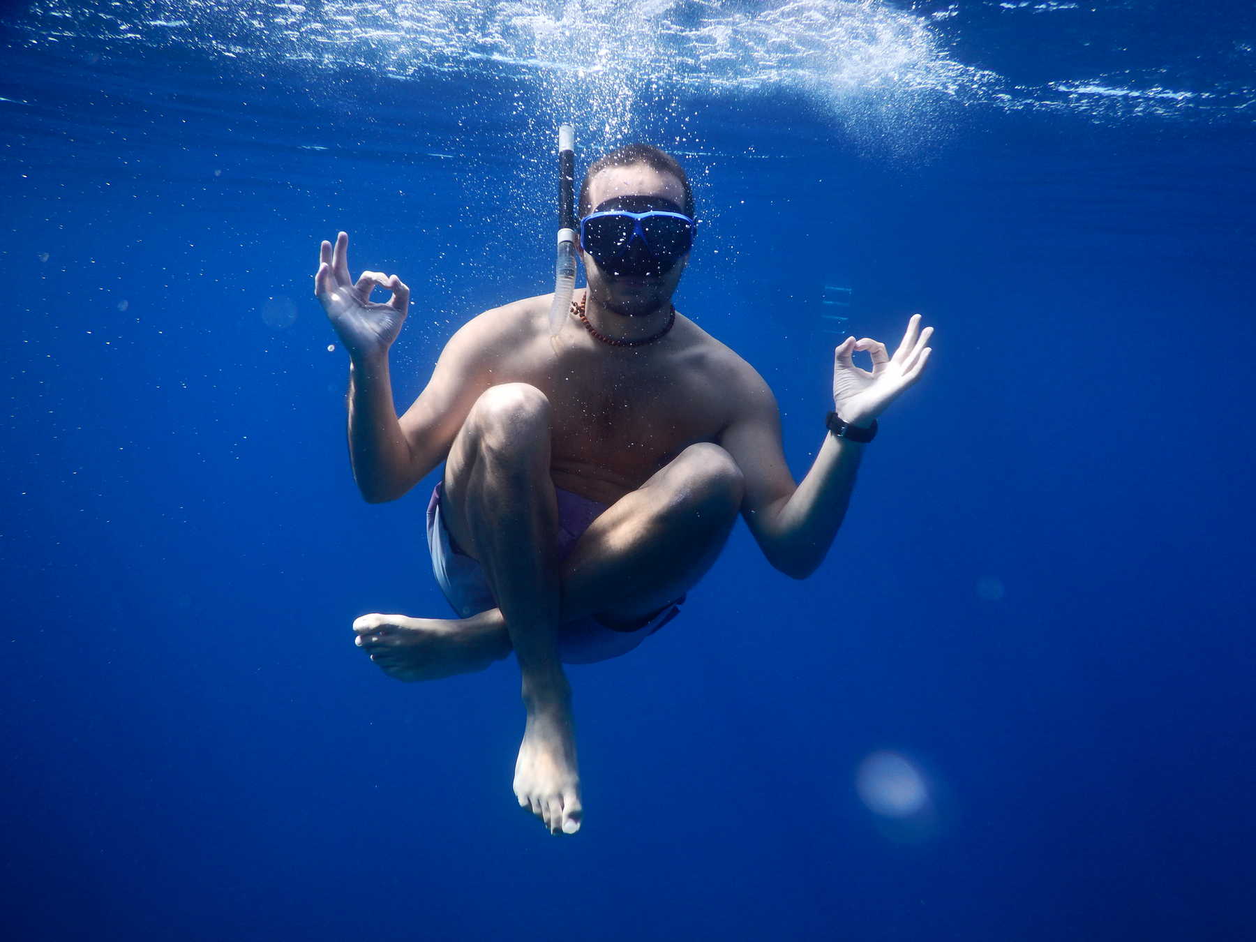 From swimming to snorkeling